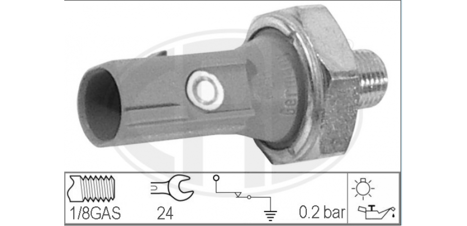 Sierra Marine OP72533 - Sensore Pressione Olio Per Motori Marini, Ricambio Sierra OP72533 - 2