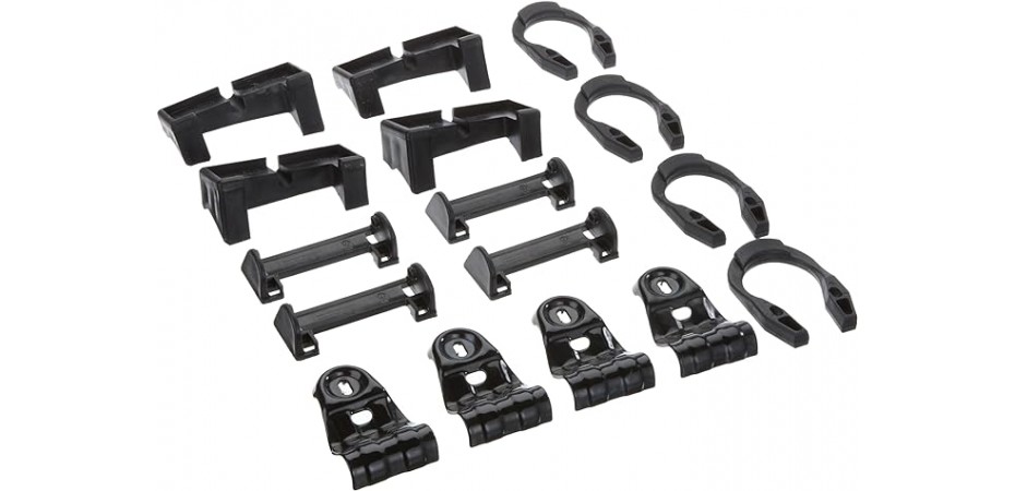 Kit Montaggio Portasci Iceberg 4 Menabò | Fuori Cava Per Dacia Sandero | Fissaggio A Cavallotto 30x60 - Foto 5