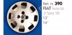 Borchia copri ruota per FIAT PUNTO misura 13-14"