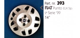 Borchia copri ruota per FIAT PUNTO misura 14"