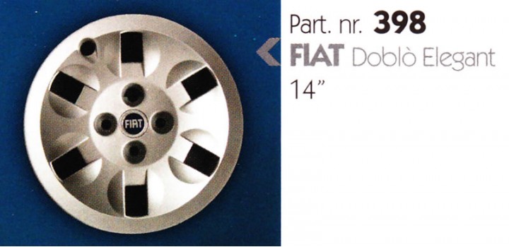 Borchia copri ruota per FIAT DOBLO' misura 14"