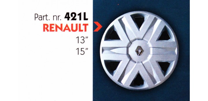 Borchia copri ruota per RENAULT  misura 13-15"