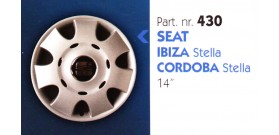 Borchia copri ruota per SEAT IBIZA-CORDOBA misura 14"