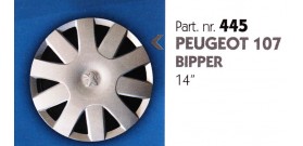 Borchia copri ruota per PEUGEOT 107-BIPPER misura 14"