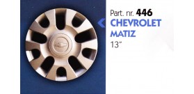 Borchia copri ruota per CHEVROLET MATIZ misura 13" Copricerchi Copriruota