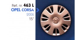 Borchia copri ruota per OPEL CORSA misura 15"