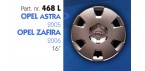 Borchia copri ruota per OPEL ASTRA-ZAFIRA misura 16"