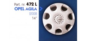 Borchia copri ruota per OPEL AGILA misura 14"