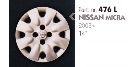 Borchia copri ruota per NISSAN MICRA misura 14"