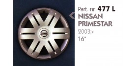 Borchia copri ruota per NISSAN PRIMESTAR misura 16"