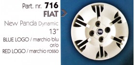 Borchia copri ruota per FIAT PANDA misura 13"