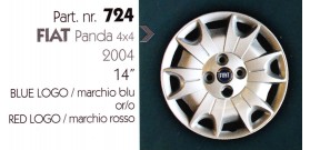 Borchia copri ruota per FIAT PANDA 4X4 misura 14"