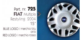 Borchia copri ruota per FIAT MULTIPLA misura 15"