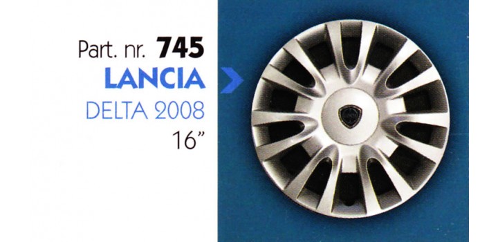 Borchia copri ruota per LANCIA DELTA 2008 misura 16"
